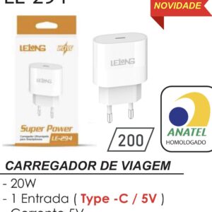 Fonte tipo-c turbo Lelong LE-294