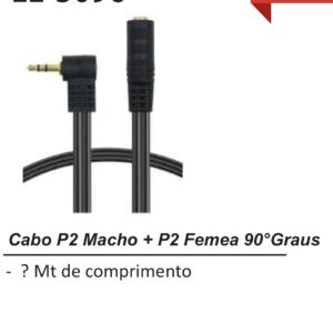 Cabo P2 Macho 十P2 Femea LE-3095