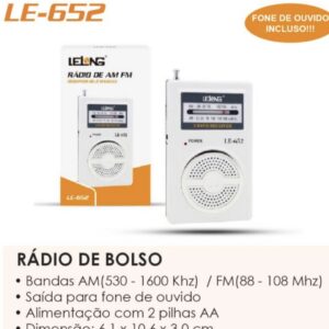 Rádio de Bolso LE-652