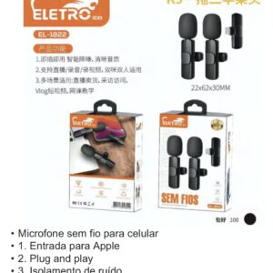 Microfone de lapela EL-1822