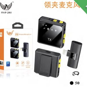 Microfone DUPLO F9-IP-2IN1