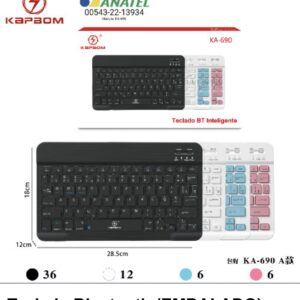 Teclado Bluetooth JA-690A