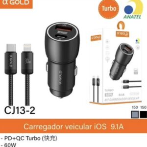 Carregador carro CJ13-2