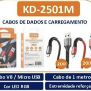 Cabos de dados e carregamento KD-2501m