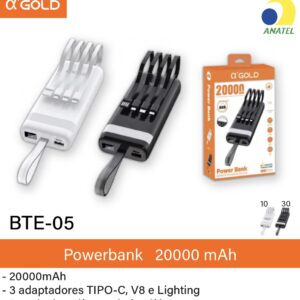 Powerbank 20000mAh BTE-05