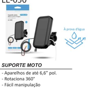 Suporte de moto com carregador LE-050
