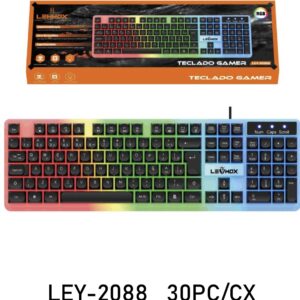 Teclado gamer RGB LEY-2088
