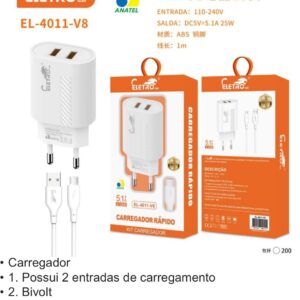 carregador V8 EL-4011