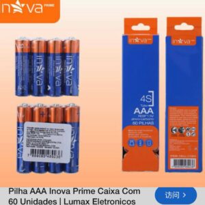 Caixa de pilha AAA INOVA