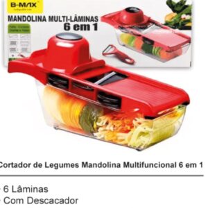 Cortador de legumes 6 em 1