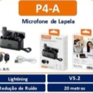 Microfone lapela P4-A