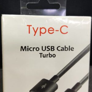 CABO TYPE-C MICRO USB CABLE TURBO