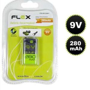 PILHA 9V RECARREGAVEL XCELL