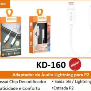 adptador iphone para p2 kaidi