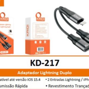 Adptador ios duplo KD-217